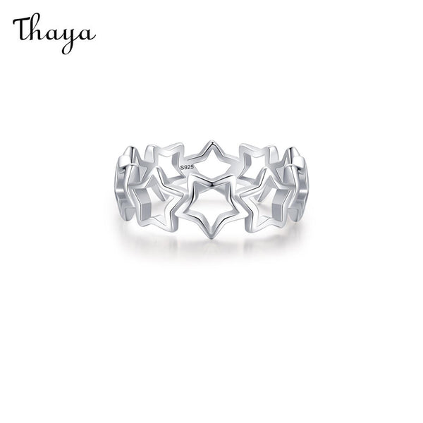 Thaya 925 Silver Star Cutout Ring