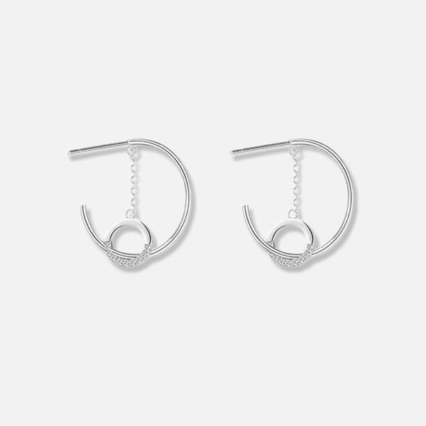 Thaya 925 Silver Type C Earrings