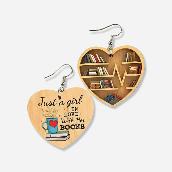 Thaya Book Lover Earrings