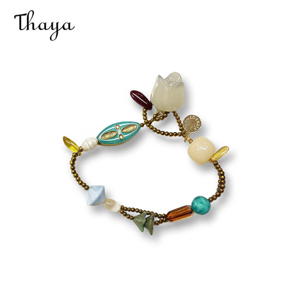 Thaya Maiglöckchen-Chalcedon-Armband