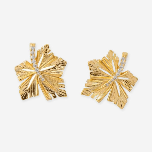 Thaya Retro Maple Earrings