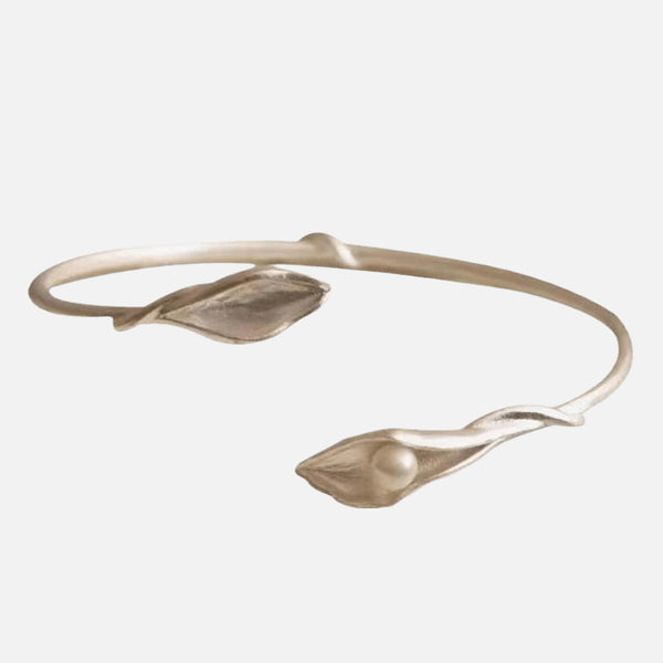 Thaya Vintage Lotus Huf Perlen Armreif
