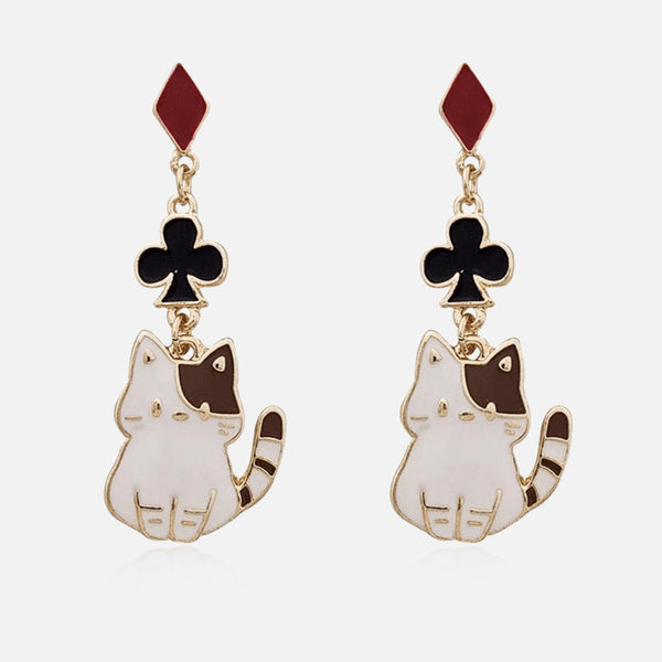 Thaya Cat Dangle Earrings