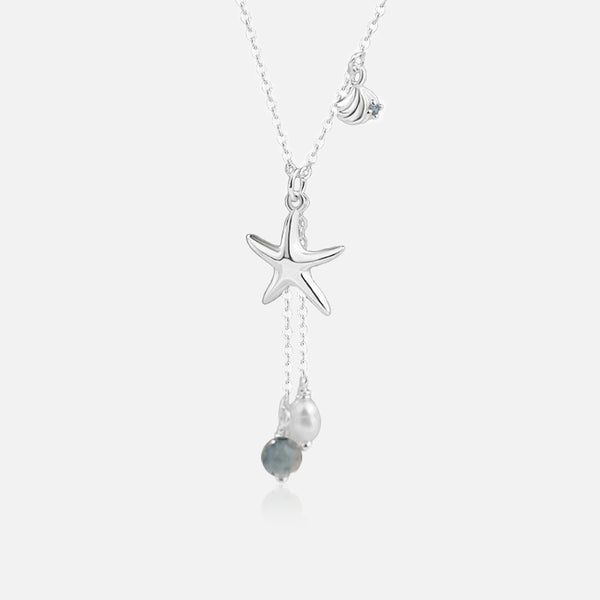 Thaya 925 Silber Sternenmeer Perlen Schmuckset