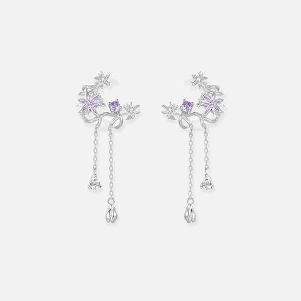 Thaya 925 Silver Moonlight Orchid Jewelry Set