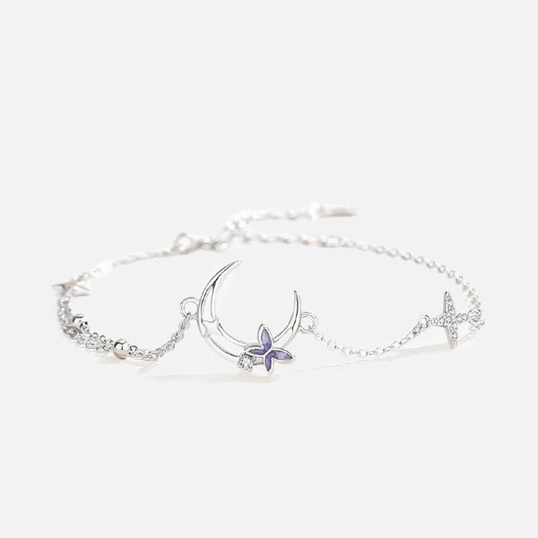 Thaya Moon &Star Butterfly  Bracelet & Necklace