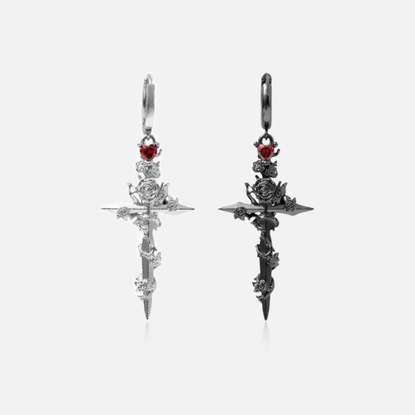 Boucles d'oreilles perçantes Thaya Rose