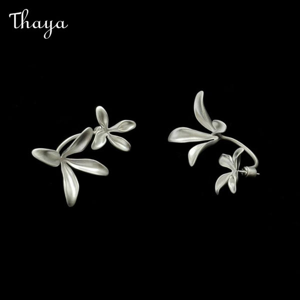 Thaya  three-dimensional  Floral Drop Earrings