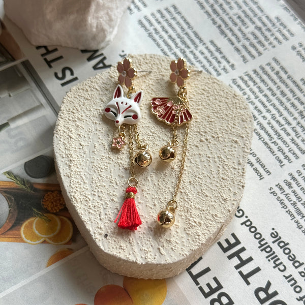 Thaya Flower Fox Ohrringe und Armband