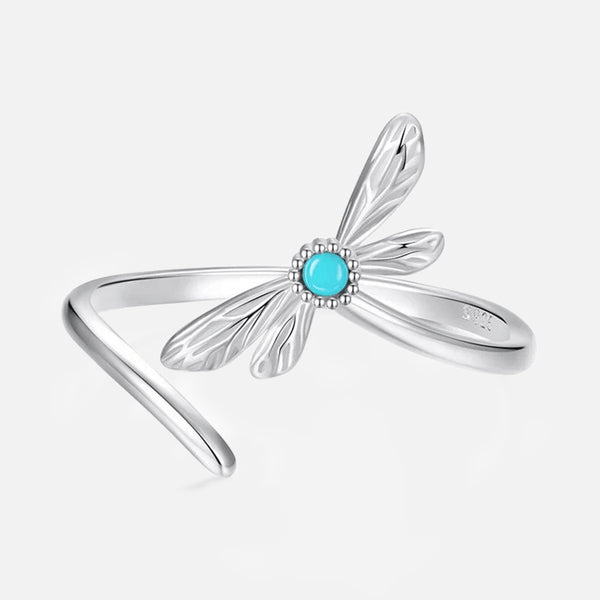 Thaya 925 Silver Spring Dragonfly Jewelry Set