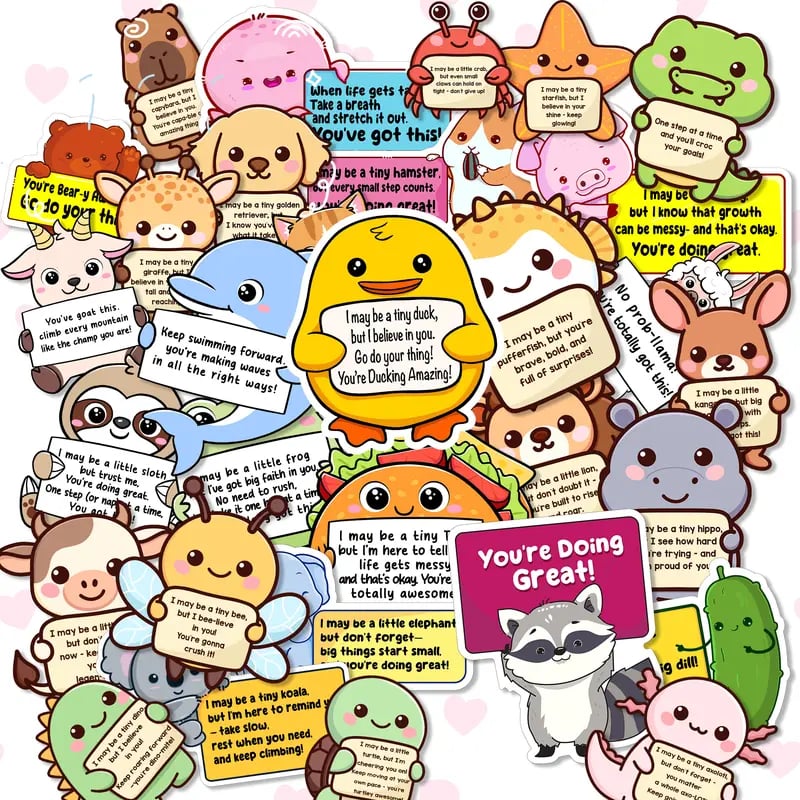 Support Sticker 🤗 Positive Emotional Support Buddies Stickers – Inspirational, Waterpr ...