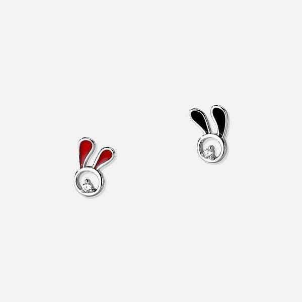 Thaya 999 Silver Cute Bunny Earrings