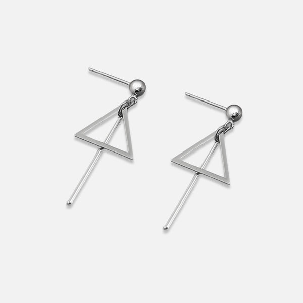 Thaya 925 Silver Geometric Earrings