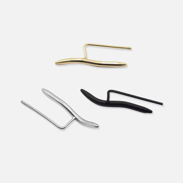 Thaya Dark Simple Classic Earrings