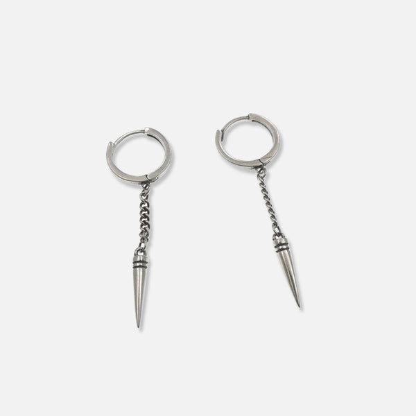 Thaya 925 Silver Chain Stud Earrings Embrace Elegant Minimalism
