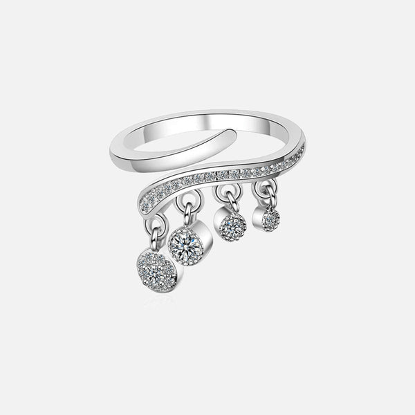 Thaya Diamond Tassel Drop Ring