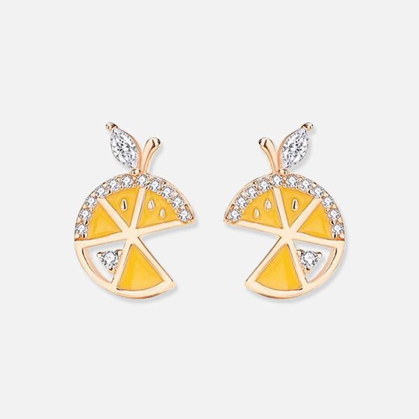 Thaya 925 Silver Sweet Fruit Stud Earrings