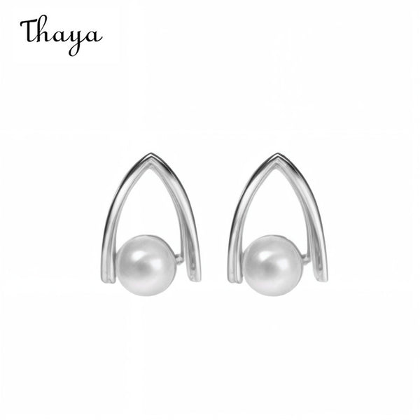 Thaya Klassische Perlen-Charm-Ohrringe