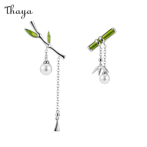 Thaya Verdant Bamboo Earrings