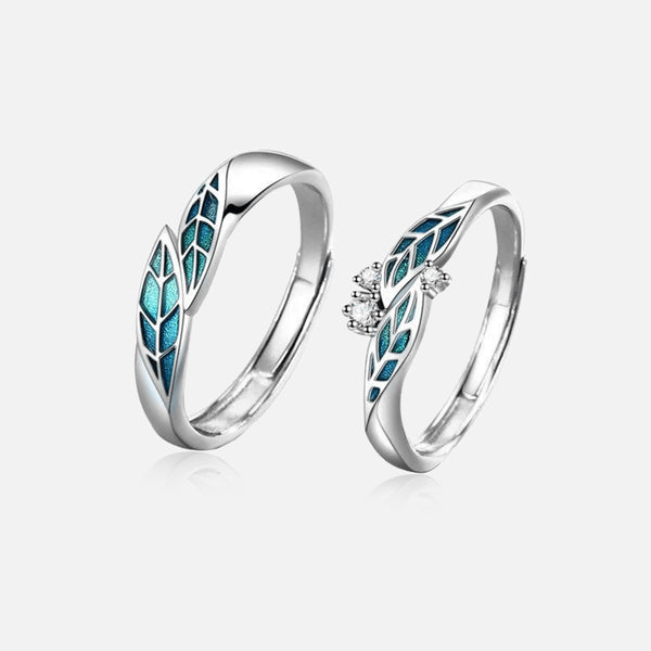 Thaya 999 Silber Erste Liebe Ausguss Paar Ringe