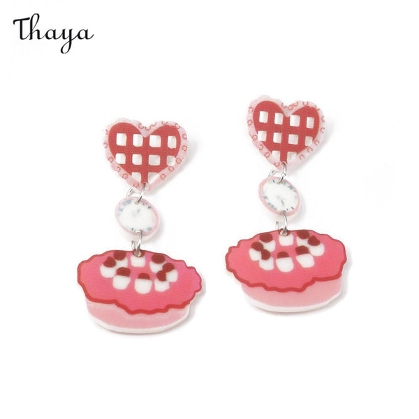 Thaya Cartoon Face Dangle Earrings