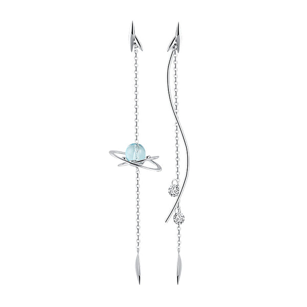Thaya Enchanting Crystal Willow Earrings