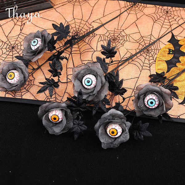 Thaya Halloween Eyeball Flower Branch Decoration
