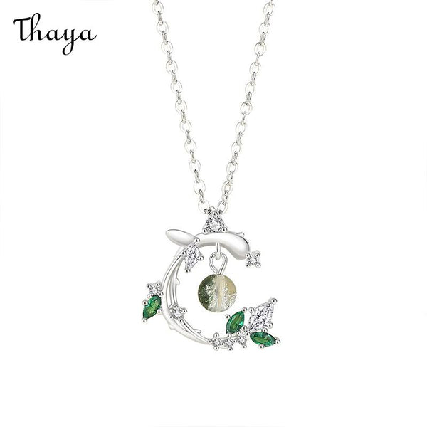 Thaya 925 SilverWizard Of Oz Stud Earrings Necklace