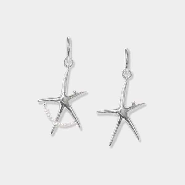 Thaya Stellar Pearl Mini Baroque Earrings