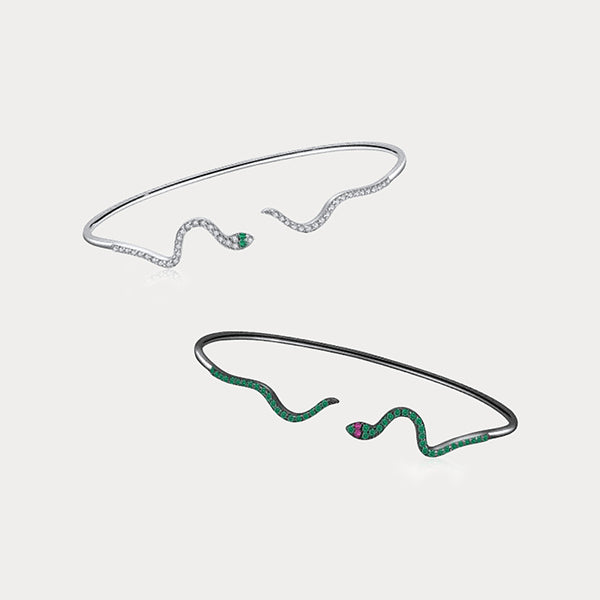 Thaya 925 Silver  Snake Bracelet