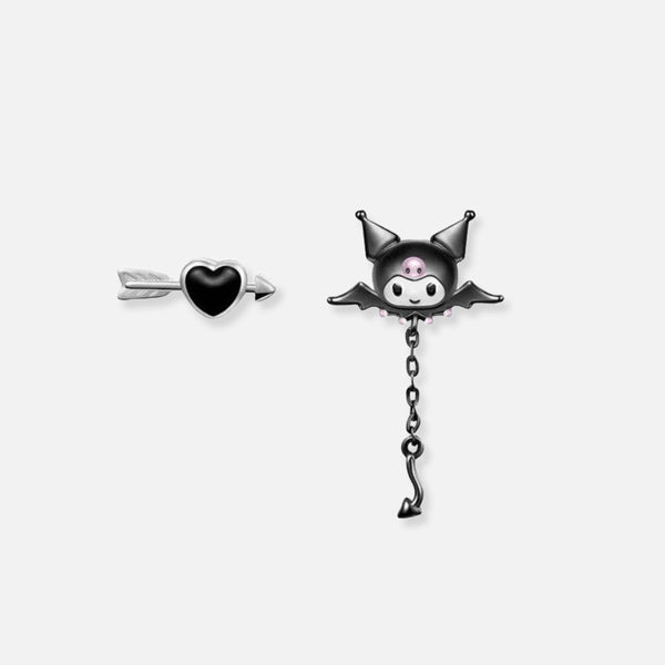 Thaya Cute Metal Drip Little Monster Angel Earrings