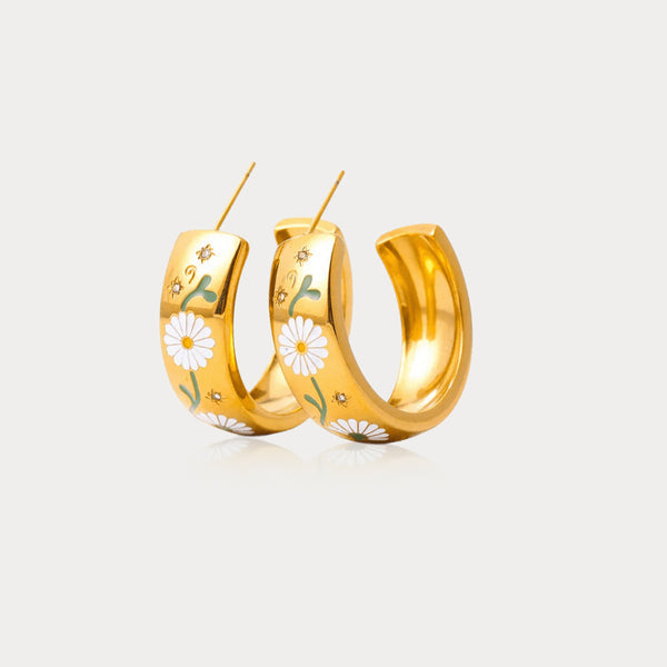 Thaya Colorful Floral  Earrings