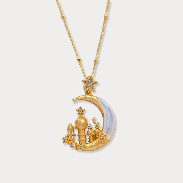 Thaya Starry Night Castle Necklace