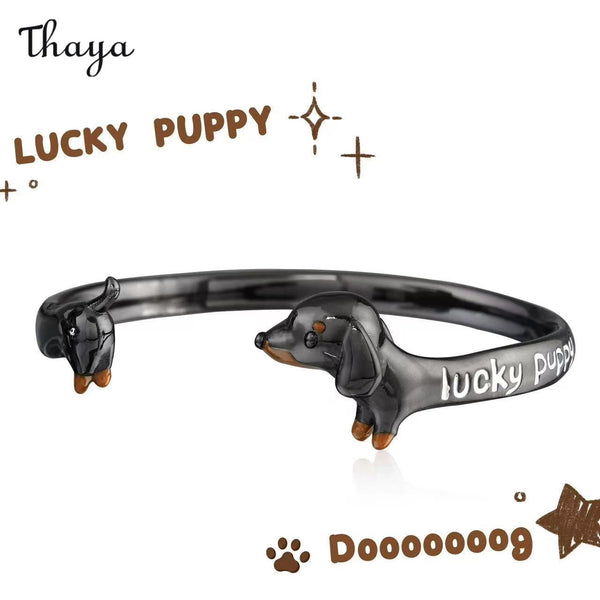 Bracelet teckel porte-bonheur Thaya