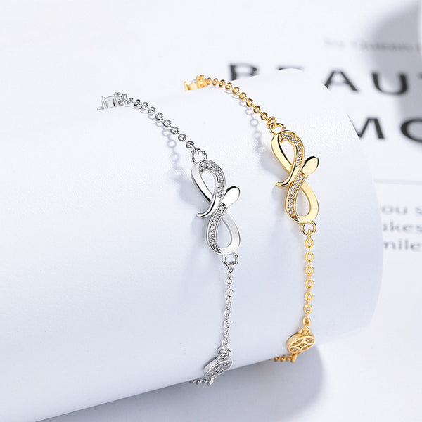 Thaya S925 Silver Infinity Bracelet