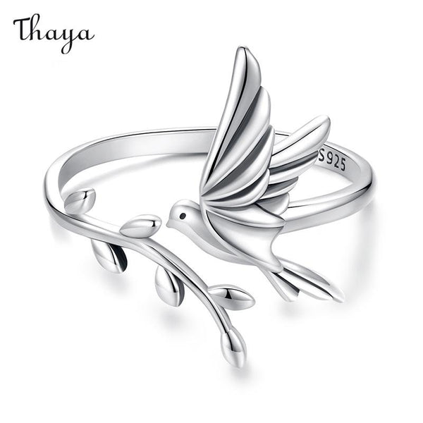 Thaya 925 Silber Flug der Freiheit Ring