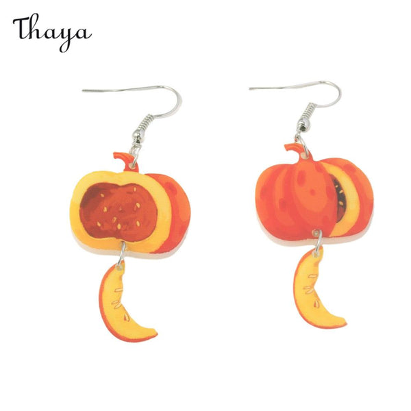 Thaya Pumpkin & Melon Earrings