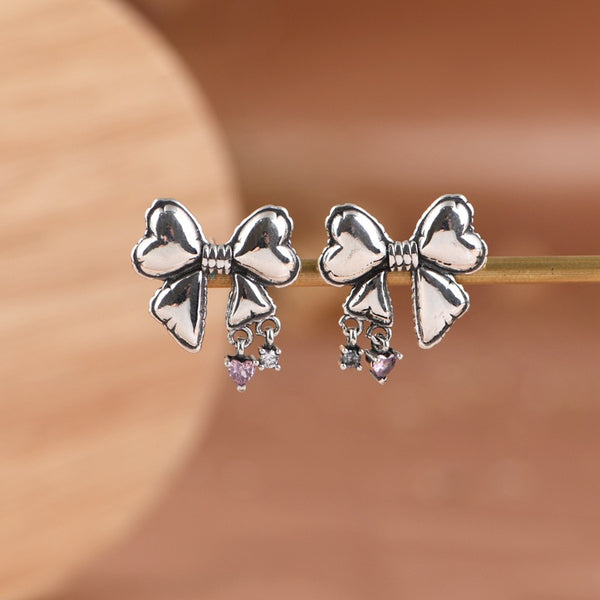 Thaya S925 Silver Bow Earrings