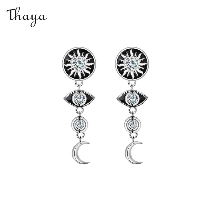 Boucles d'oreilles Thaya enchantées contre le mauvais œil
