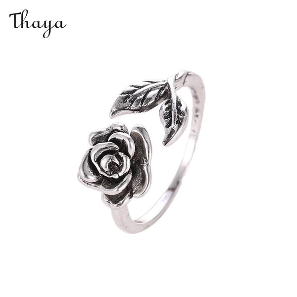Thaya 925 Silver Rose Ring