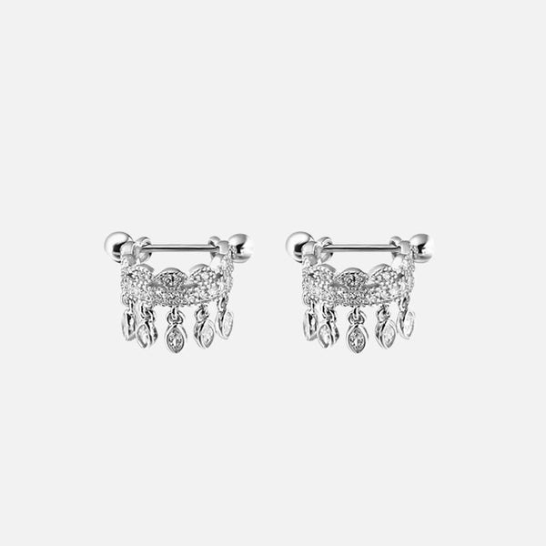 Boucles d'oreilles à pampilles Thaya en argent 925