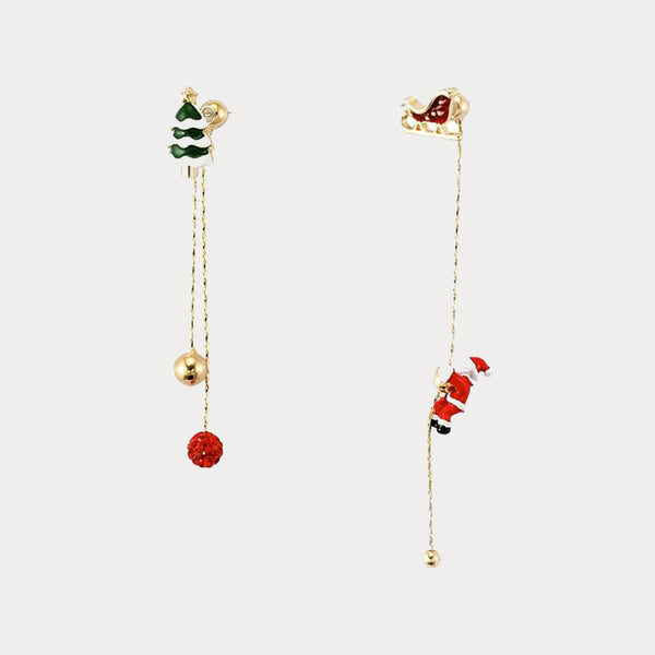 Thaya Christmas Earrings