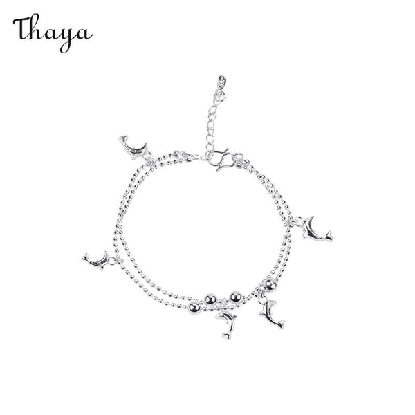 Thaya Double Layer Dolphin Bracelet And Anklet