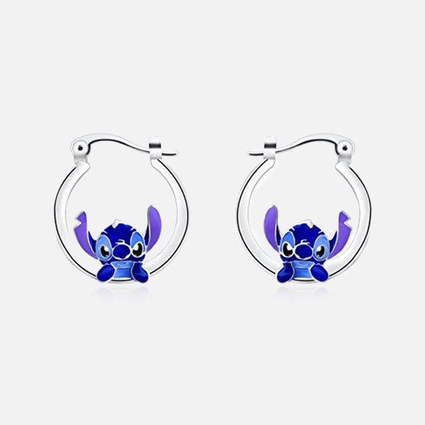 Thaya Cartoon Stitch Earrings