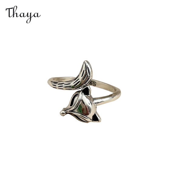 Thaya 925 Silberner alter Fuchsring