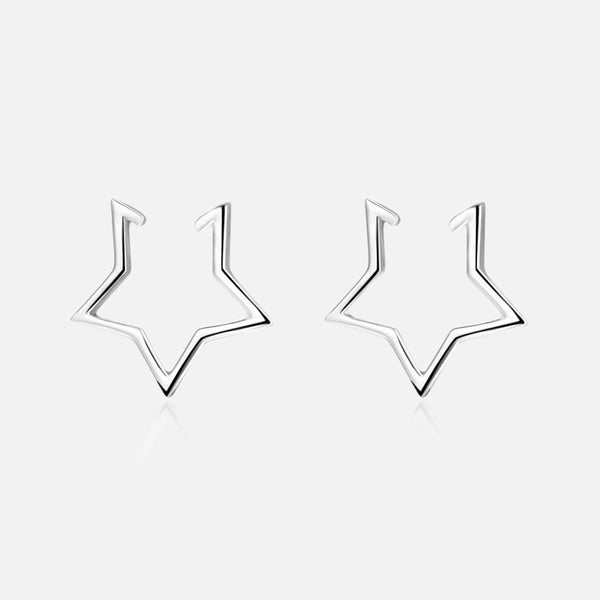 Boucles d'oreilles géométriques Thaya Starlight