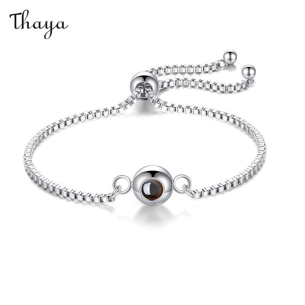 Thaya Personalized Circlet Chain Photo Bracelet