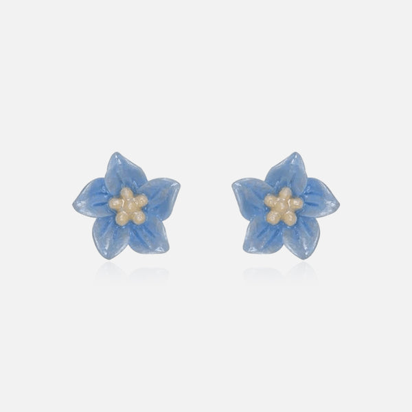 Boucles D'oreilles Tige Fleur Thaya