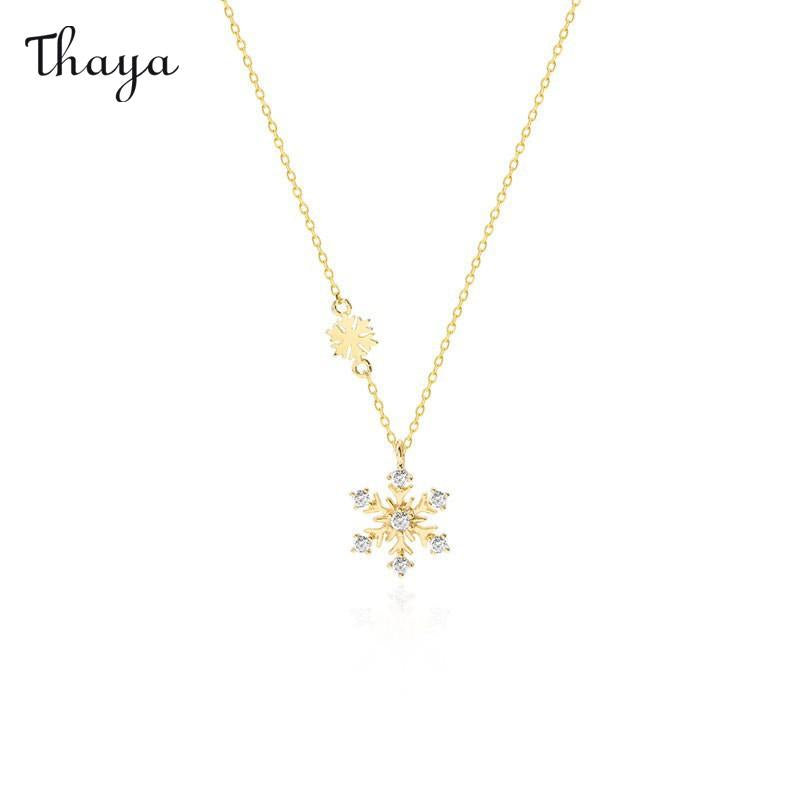 Thaya 925 Silver Frosty Diamond Flurry Necklace