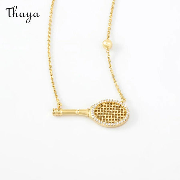 Thaya Tennis Racket Necklace